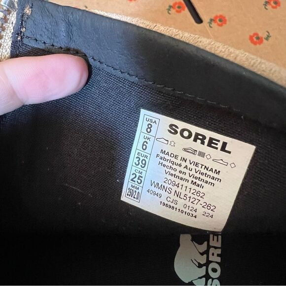 Sorel Joan Now Zip Boots Tan Women’s 8 - Picture 10 of 10